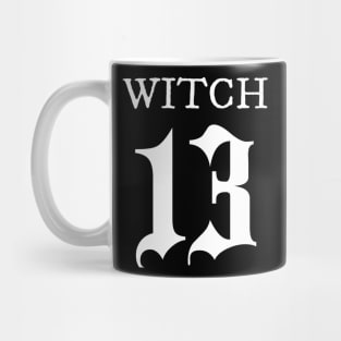 Witch 13 | White Ink Mug